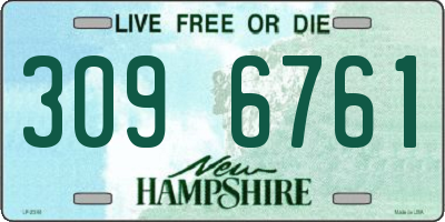 NH license plate 3096761