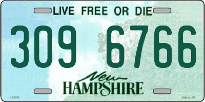 NH license plate 3096766