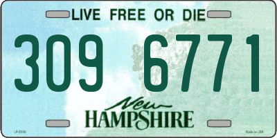 NH license plate 3096771