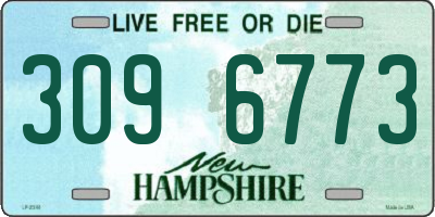 NH license plate 3096773