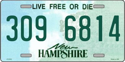 NH license plate 3096814