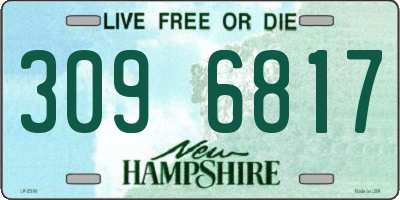 NH license plate 3096817