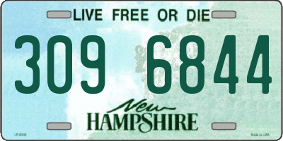 NH license plate 3096844