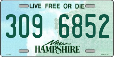 NH license plate 3096852