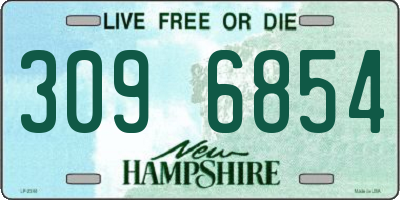 NH license plate 3096854