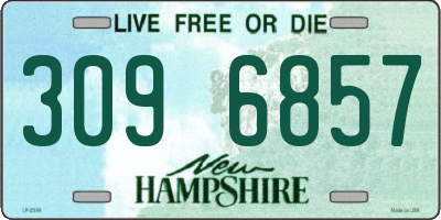 NH license plate 3096857