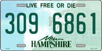 NH license plate 3096861