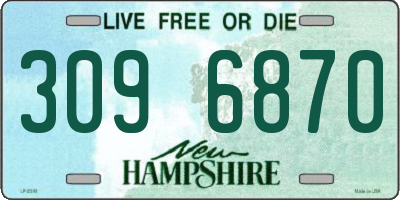 NH license plate 3096870
