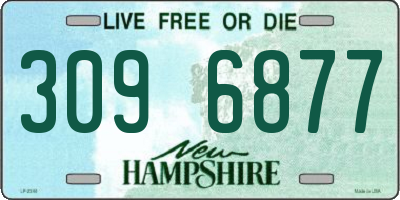 NH license plate 3096877