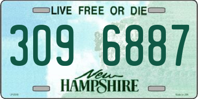 NH license plate 3096887