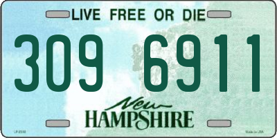 NH license plate 3096911
