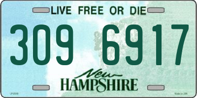 NH license plate 3096917