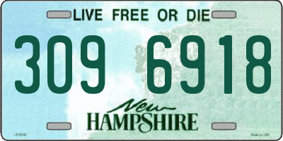NH license plate 3096918