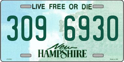 NH license plate 3096930