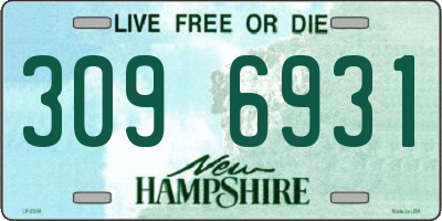 NH license plate 3096931