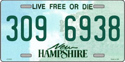 NH license plate 3096938