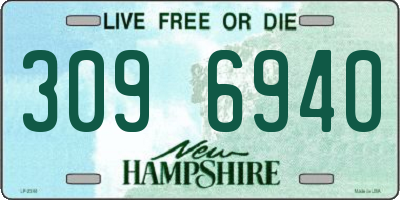 NH license plate 3096940