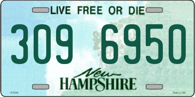 NH license plate 3096950