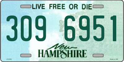 NH license plate 3096951
