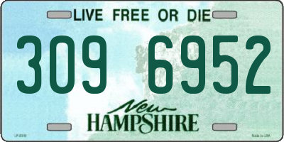 NH license plate 3096952