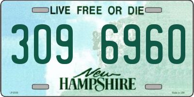 NH license plate 3096960