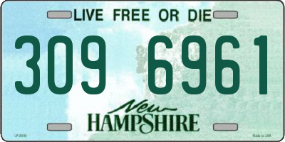 NH license plate 3096961