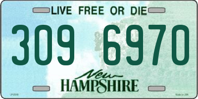 NH license plate 3096970