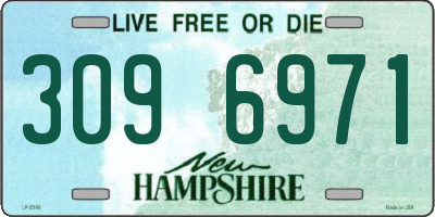NH license plate 3096971