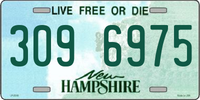 NH license plate 3096975
