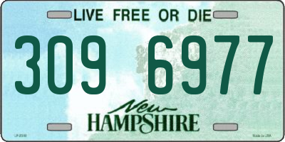 NH license plate 3096977