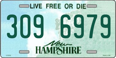 NH license plate 3096979
