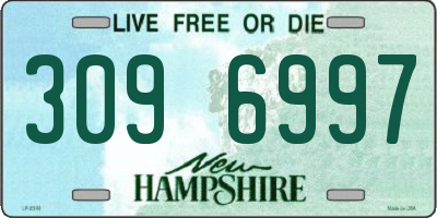 NH license plate 3096997
