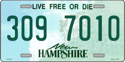 NH license plate 3097010