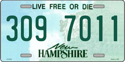 NH license plate 3097011