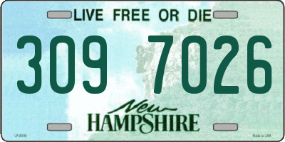 NH license plate 3097026