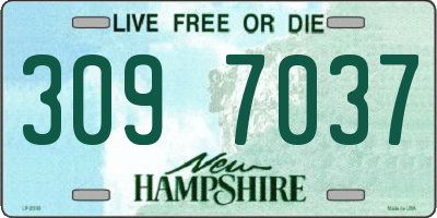 NH license plate 3097037