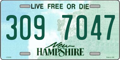 NH license plate 3097047
