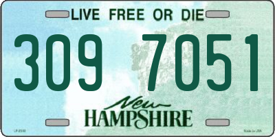 NH license plate 3097051