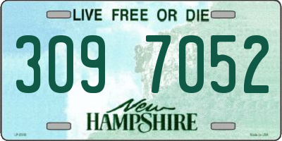 NH license plate 3097052