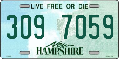 NH license plate 3097059