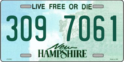 NH license plate 3097061