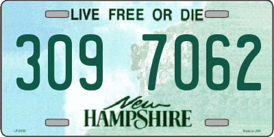 NH license plate 3097062