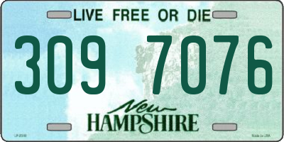NH license plate 3097076