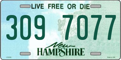 NH license plate 3097077