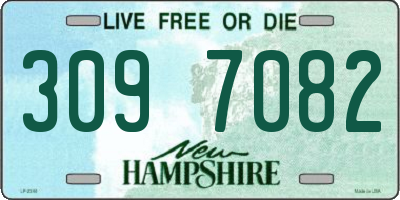 NH license plate 3097082
