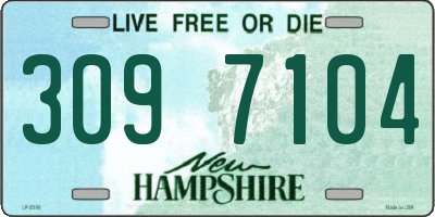NH license plate 3097104