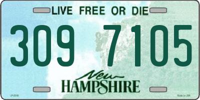 NH license plate 3097105