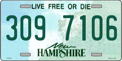 NH license plate 3097106