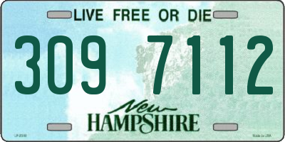 NH license plate 3097112