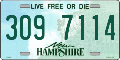 NH license plate 3097114
